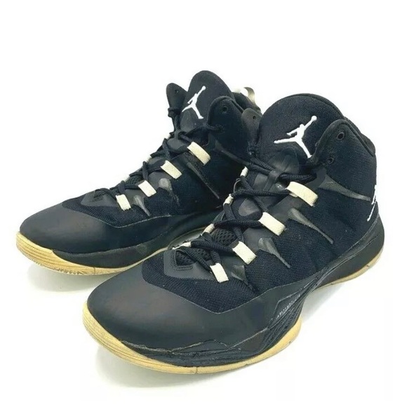 Nike Jordan Flightplate Black Basketball Trainers - Picture 1 of 12